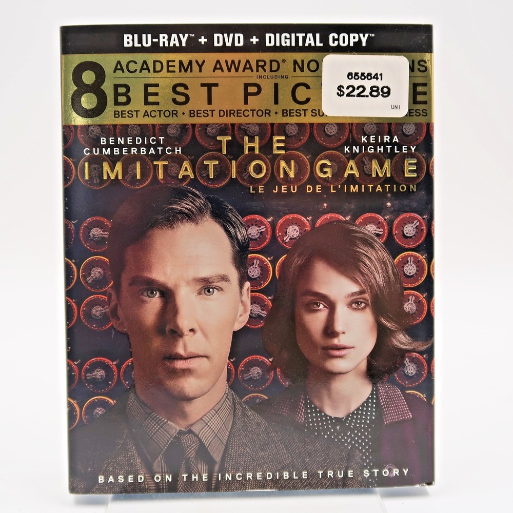 The Imitation Game Blu-ray DVD Digital 2014 Elevation Pictures PG Slipcover